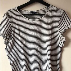 Striped crop top